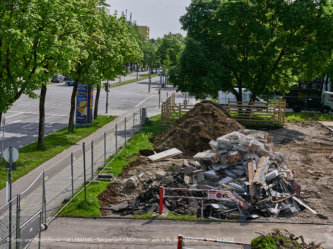 14.05.2022 - Baustelle am Haus für Kinder in Neuperlach